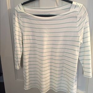 Ann Taylor LOFT boatneck tee